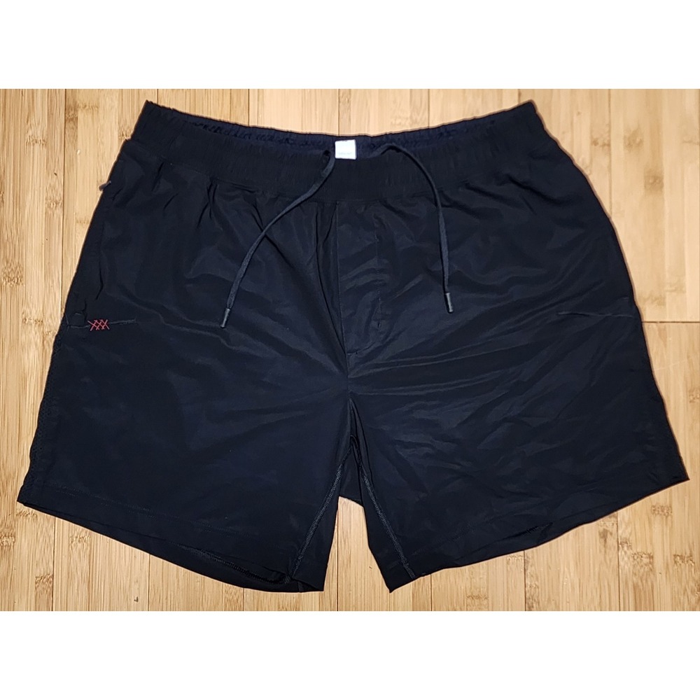 Rhone Men Size XL Black Versatility 8" Inseam Lined Activewear Short Gym Workout